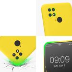 Husa Kwmobile pentru Xiaomi Poco C40, Silicon, Galben, 59394.165 fotografia produsului View 7 S