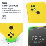 Husa Kwmobile pentru Xiaomi Poco C40, Silicon, Galben, 59394.165 fotografia produsului View 3 S