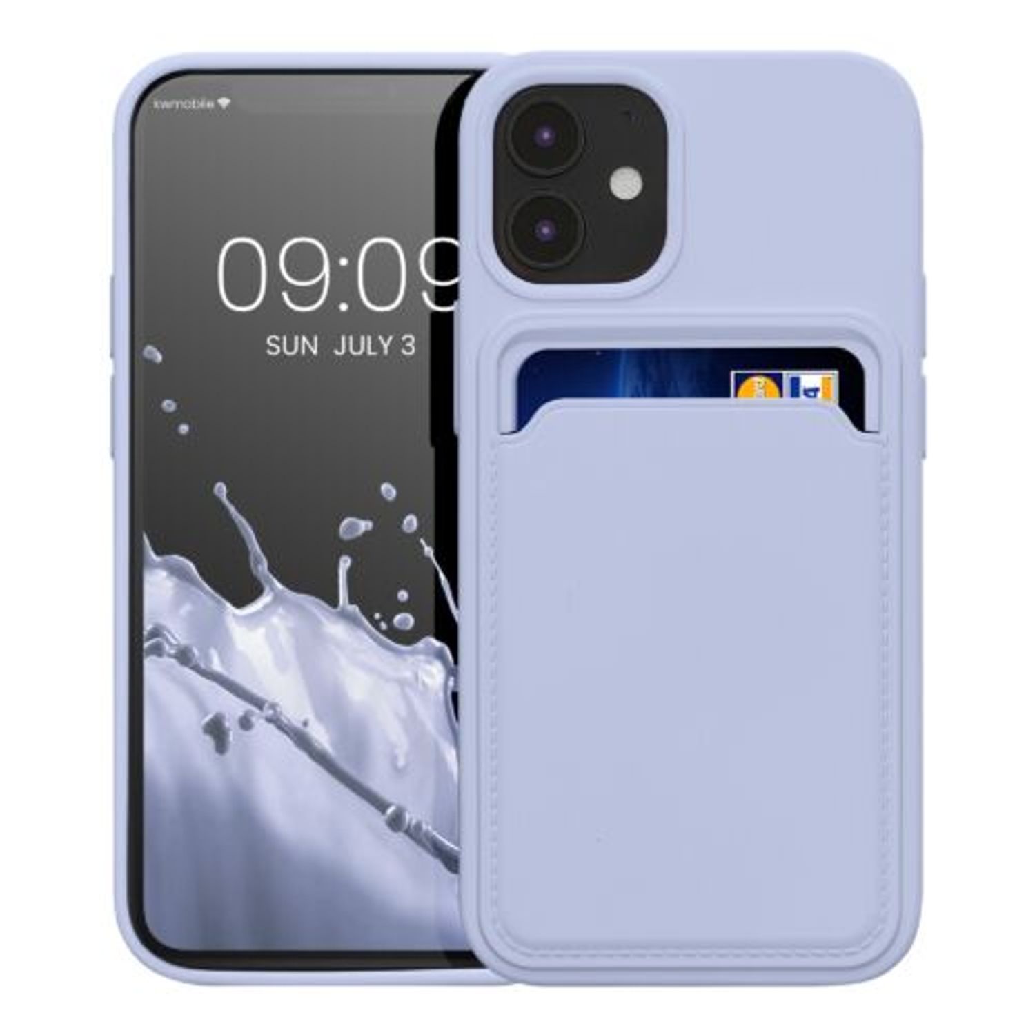 Husa Kwmobile pentru Apple iPhone 12 Mini, Silicon, Albastru, 55111.108 fotografia produsului