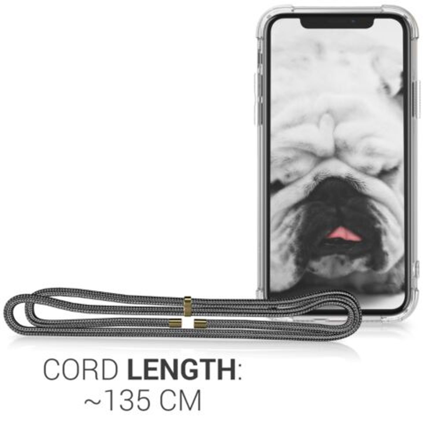 Husa pentru Apple iPhone X/iPhone XS, Silicon, Transparent, 47248.22 fotografia produsului View 4 L