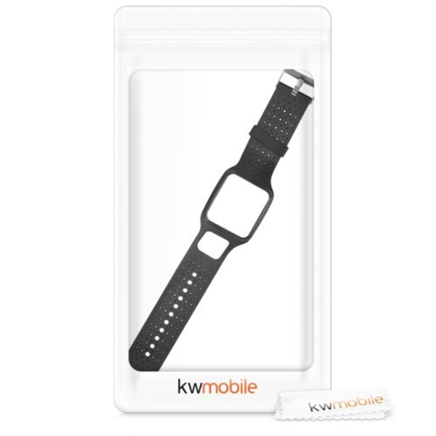 Curea pentru TomTom Runner 1/Multi-Sport, Silicon, Negru, 43573.01 fotografia produsului View 5 L