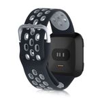 Set 2 curele pentru Fitbit Versa 3/Sense, Silicon, Gri/Alb, 53392.02 fotografia produsului View 5 S