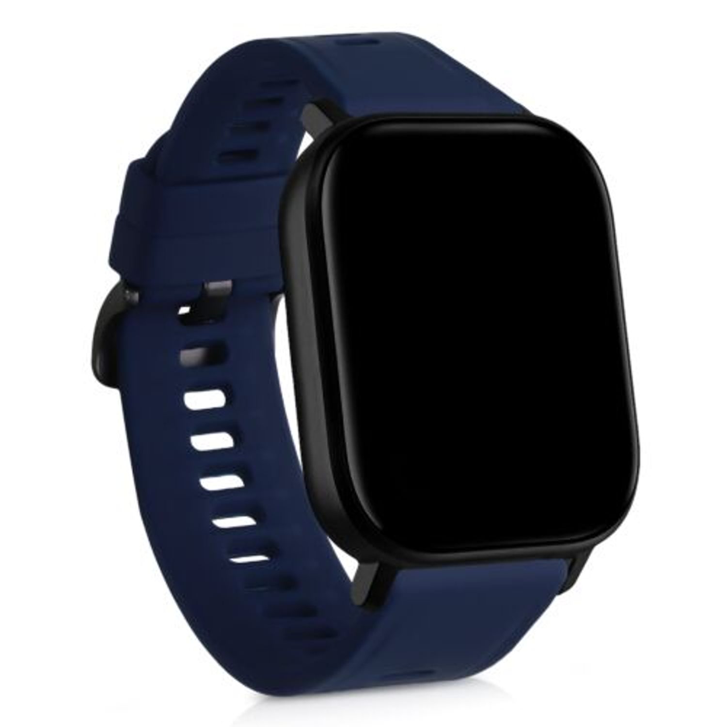 Set 2 curele pentru Xiaomi Amazfit GTS 2 Mini, Silicon, Negru/Albastru, 54464.01 fotografia produsului View 3 L