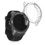 Set 2 huse pentru Garmin Forerunner 745, Silicon, Transparent, 53865.01 fotografia produsului View 5 S