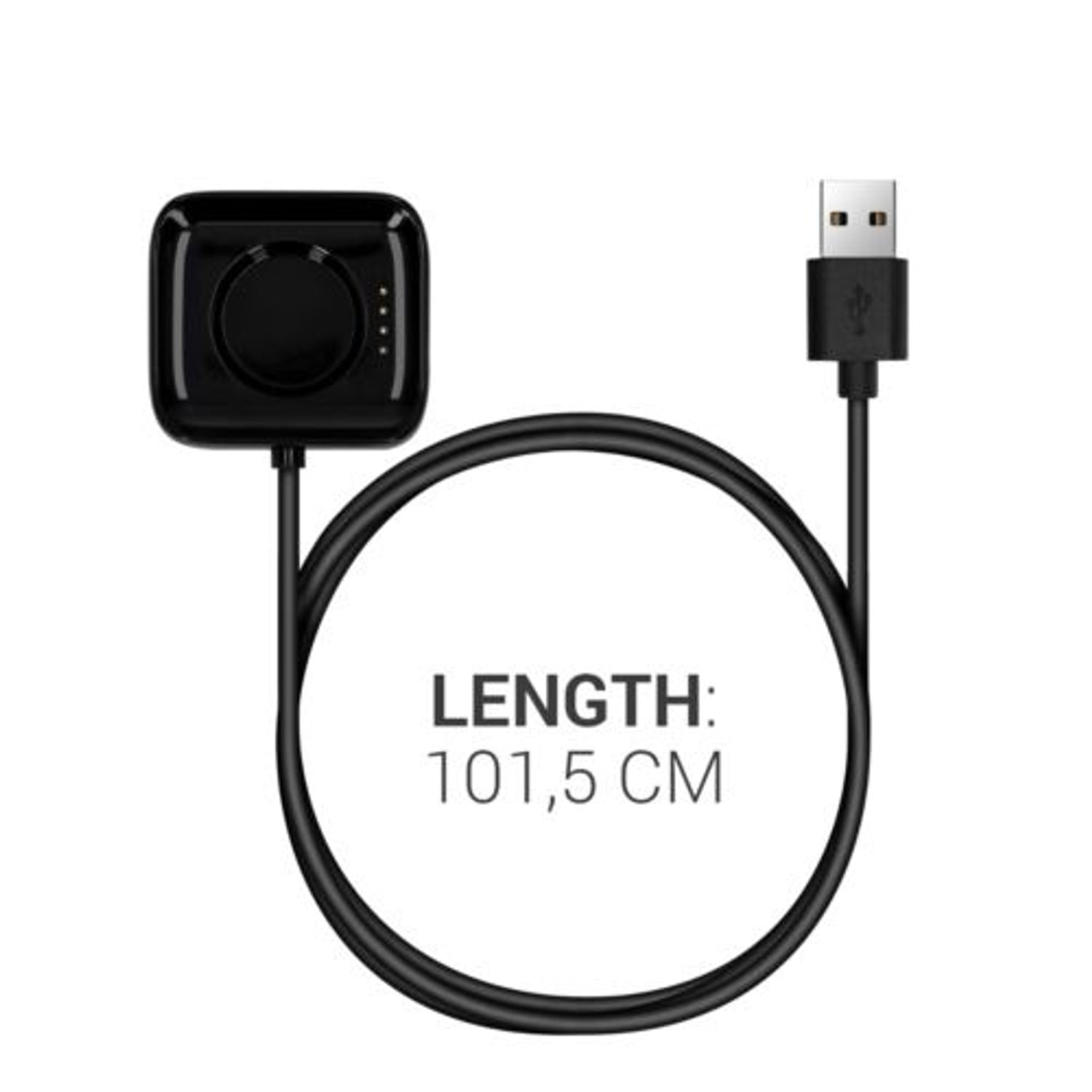 Cablu de incarcare USB pentru Oppo Watch (41mm), Negru, 52679.01 fotografia produsului View 3 L