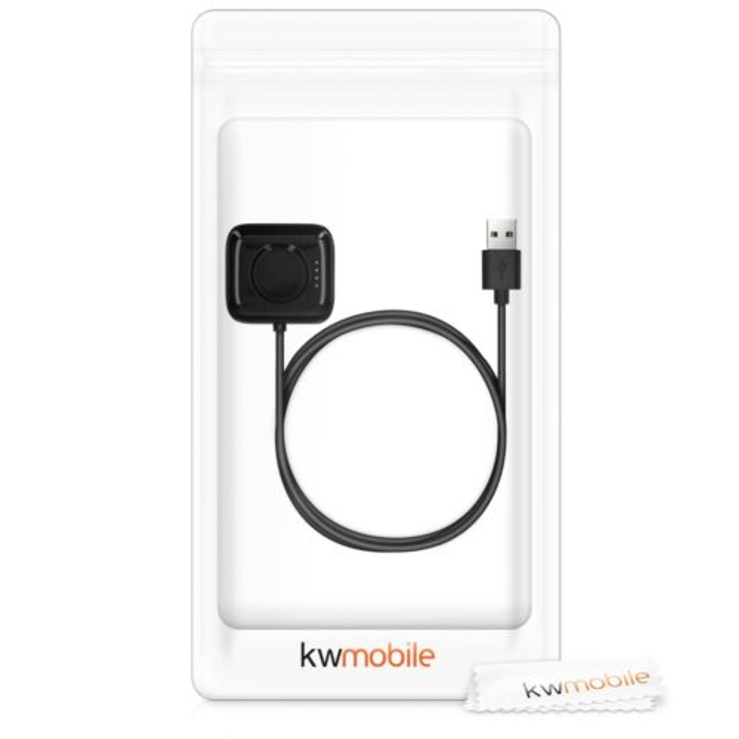 Cablu de incarcare USB pentru Oppo Watch (41mm), Negru, 52679.01 fotografia produsului View 5 L