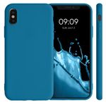 Husa pentru iPhone X/iPhone XS, Silicon, Albastru, 42492.224 fotografia produsului View 2 S