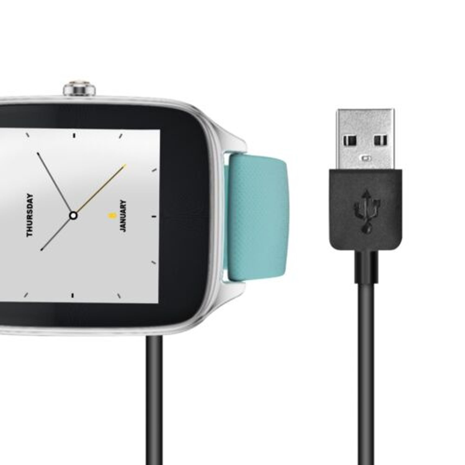 Cablu de incarcare USB pentru Asus Zenwatch 2, Negru, 41501.01 fotografia produsului View 2 L