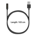 Cablu de incarcare USB pentru Asus Zenwatch 2, Negru, 41501.01 fotografia produsului View 3 S