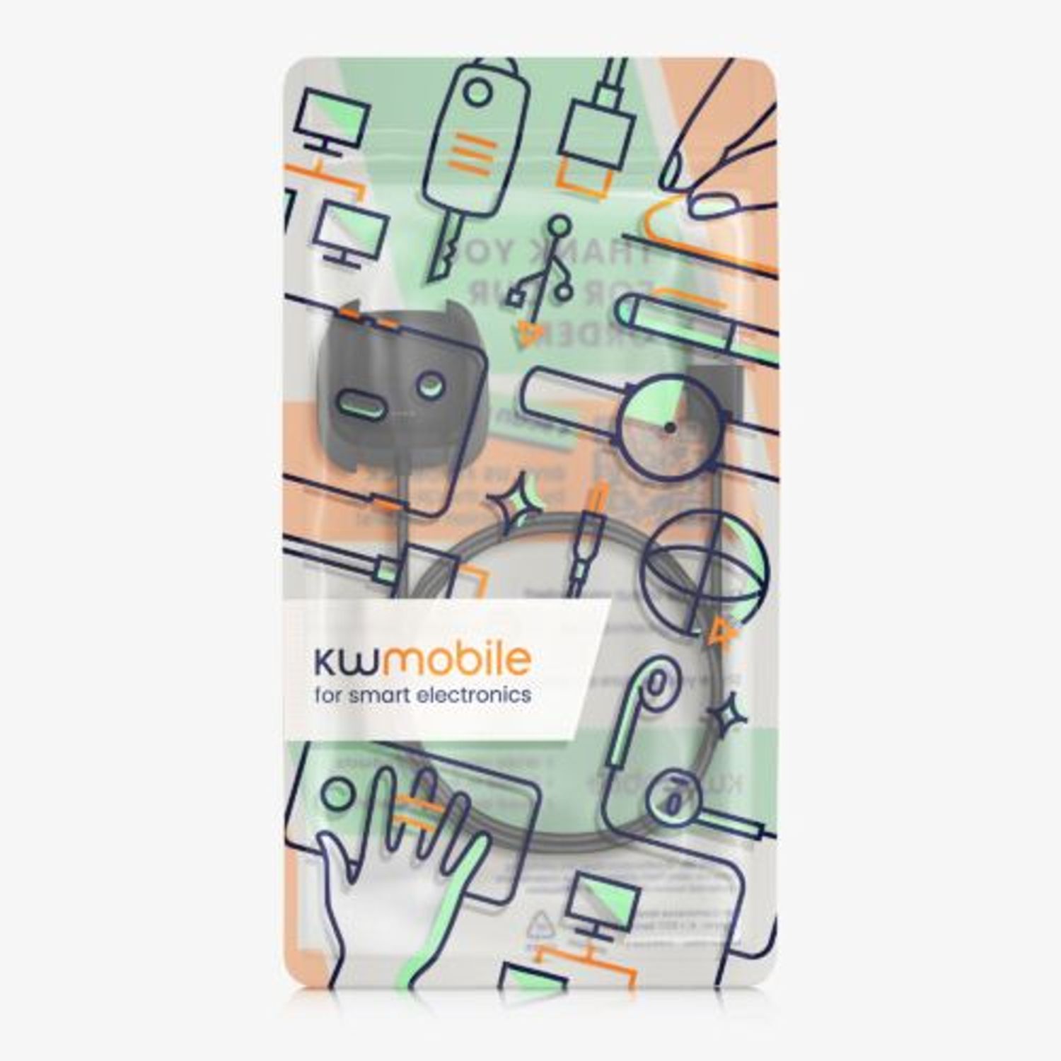 Docking stand pentru Fitbit Versa 2, Kwmobile, Plastic, Negru, 57117.01 fotografia produsului View 5 L