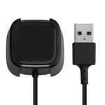 Docking stand pentru Fitbit Versa 2, Kwmobile, Plastic, Negru, 57117.01 fotografia produsului View 2 S