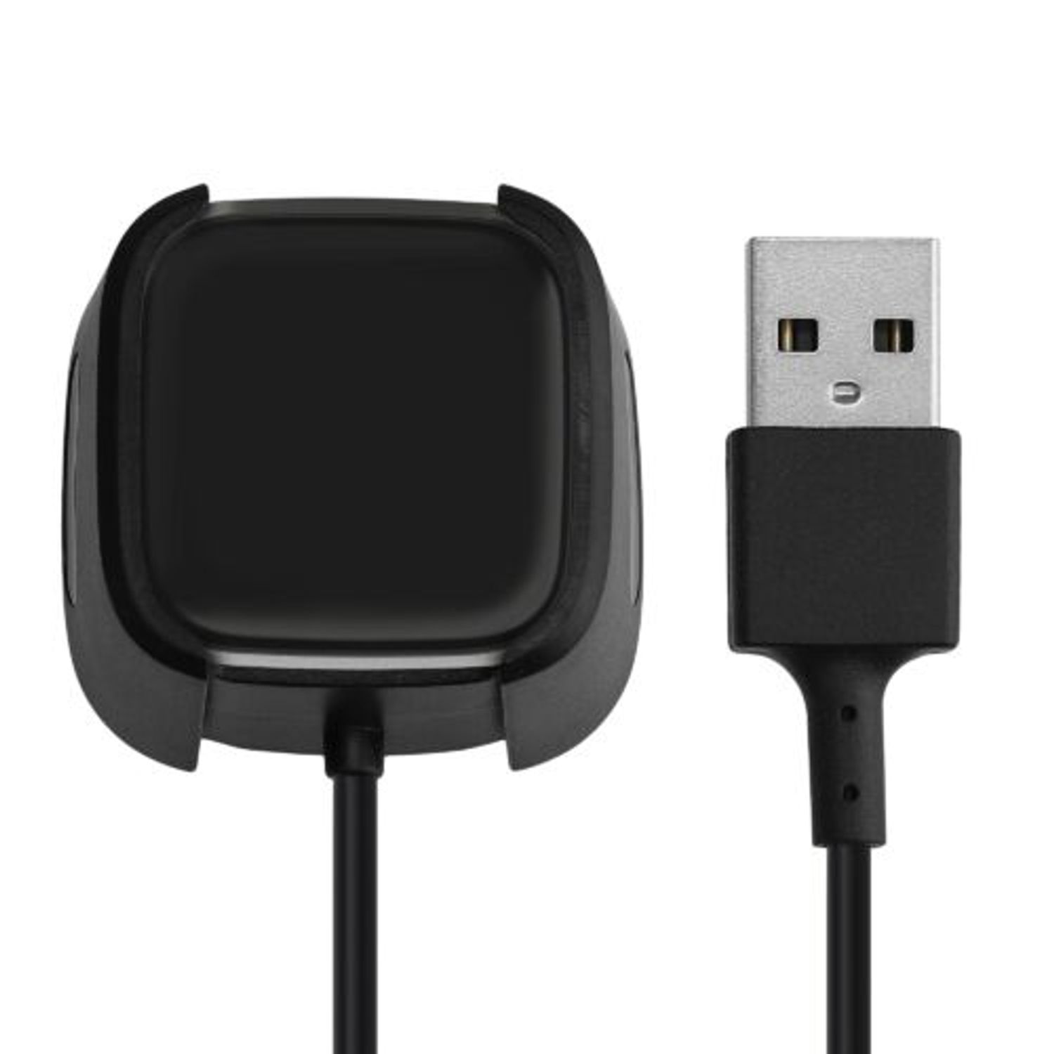 Docking stand pentru Fitbit Versa 2, Kwmobile, Plastic, Negru, 57117.01 fotografia produsului View 2 L