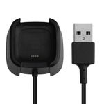 Docking stand pentru Fitbit Versa 2, Kwmobile, Plastic, Negru, 57117.01 fotografia produsului
