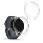 Set 2 Huse pentru Garmin Venu 2, Kwmobile, Silicon, Transparent, 56987.02 fotografia produsului