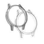 Set 2 Huse pentru Garmin Venu, Kwmobile, Silicon, Gri/Transparent, 52675.02 fotografia produsului View 7 S