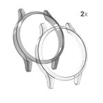 Set 2 Huse pentru Garmin Venu, Kwmobile, Silicon, Gri/Transparent, 52675.02 fotografia produsului View 5 S