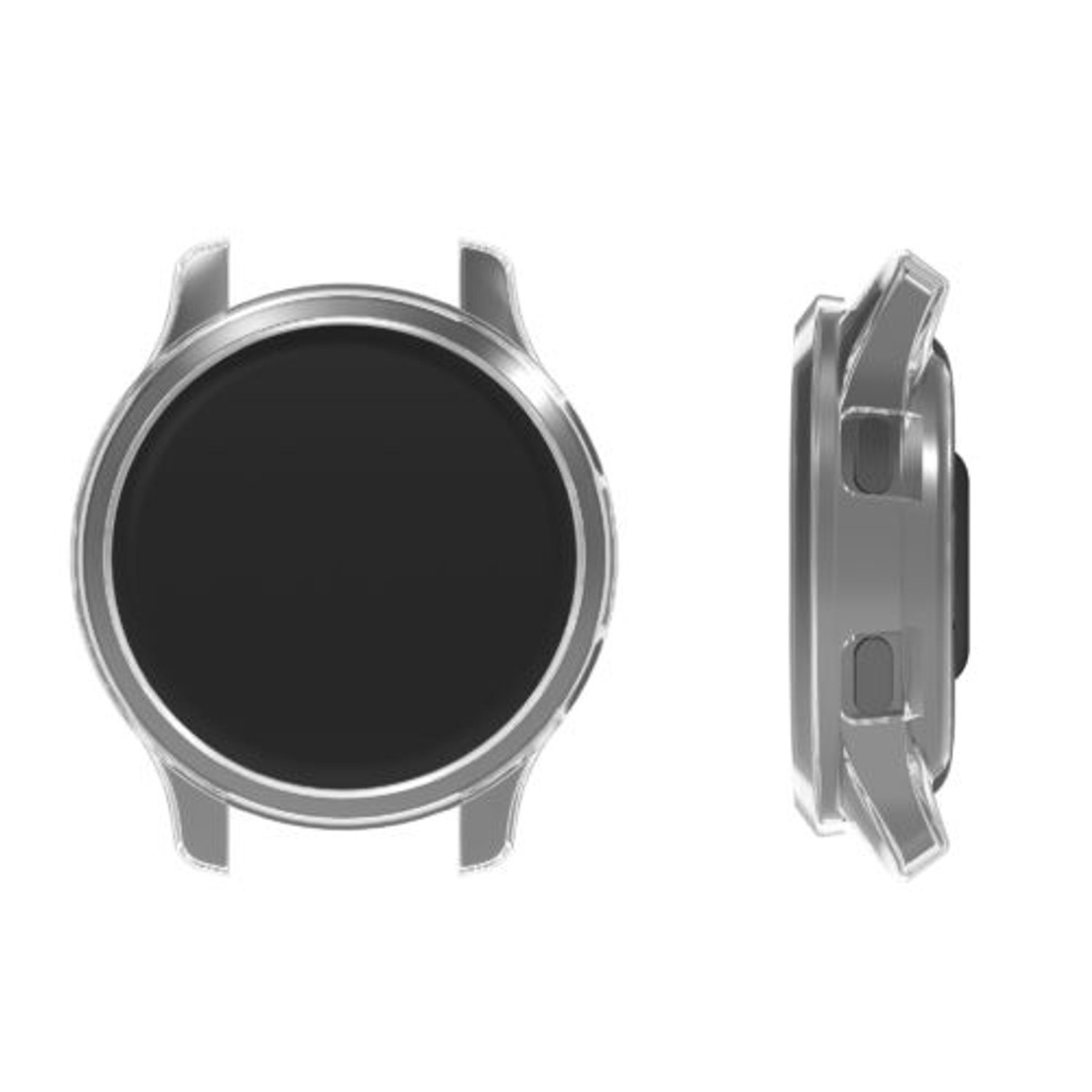 Set 2 Huse pentru Garmin Venu 2, Kwmobile, Silicon, Transparent, 56987.02 fotografia produsului View 4 L