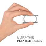 Set 2 Huse pentru Garmin Venu, Kwmobile, Silicon, Gri/Transparent, 52675.02 fotografia produsului View 3 S