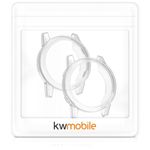 Set 2 Huse pentru Garmin Vivoactive 4S, Kwmobile, Silicon, Transparent, 50940.01 fotografia produsului View 6 S
