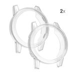Set 2 Huse pentru Garmin Vivoactive 4S, Kwmobile, Silicon, Transparent, 50940.01 fotografia produsului View 5 S