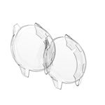 Set 2 Huse pentru OnePlus Watch, Kwmobile, Silicon, Transparent, 56984.02 fotografia produsului View 11 S