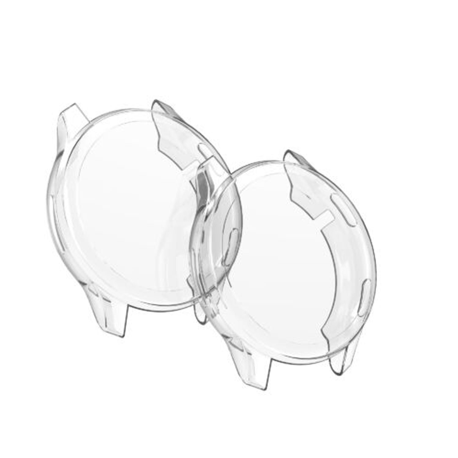 Set 2 Huse pentru OnePlus Watch, Kwmobile, Silicon, Transparent, 56984.02 fotografia produsului View 11 L