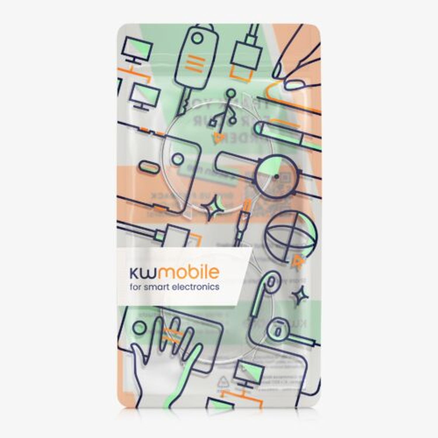 Set 2 Huse pentru OnePlus Watch, Kwmobile, Silicon, Transparent, 56984.02 fotografia produsului View 8 L