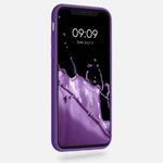 Husa pentru iPhone X/iPhone XS, Silicon, Mov, 42492.221 fotografia produsului View 3 S