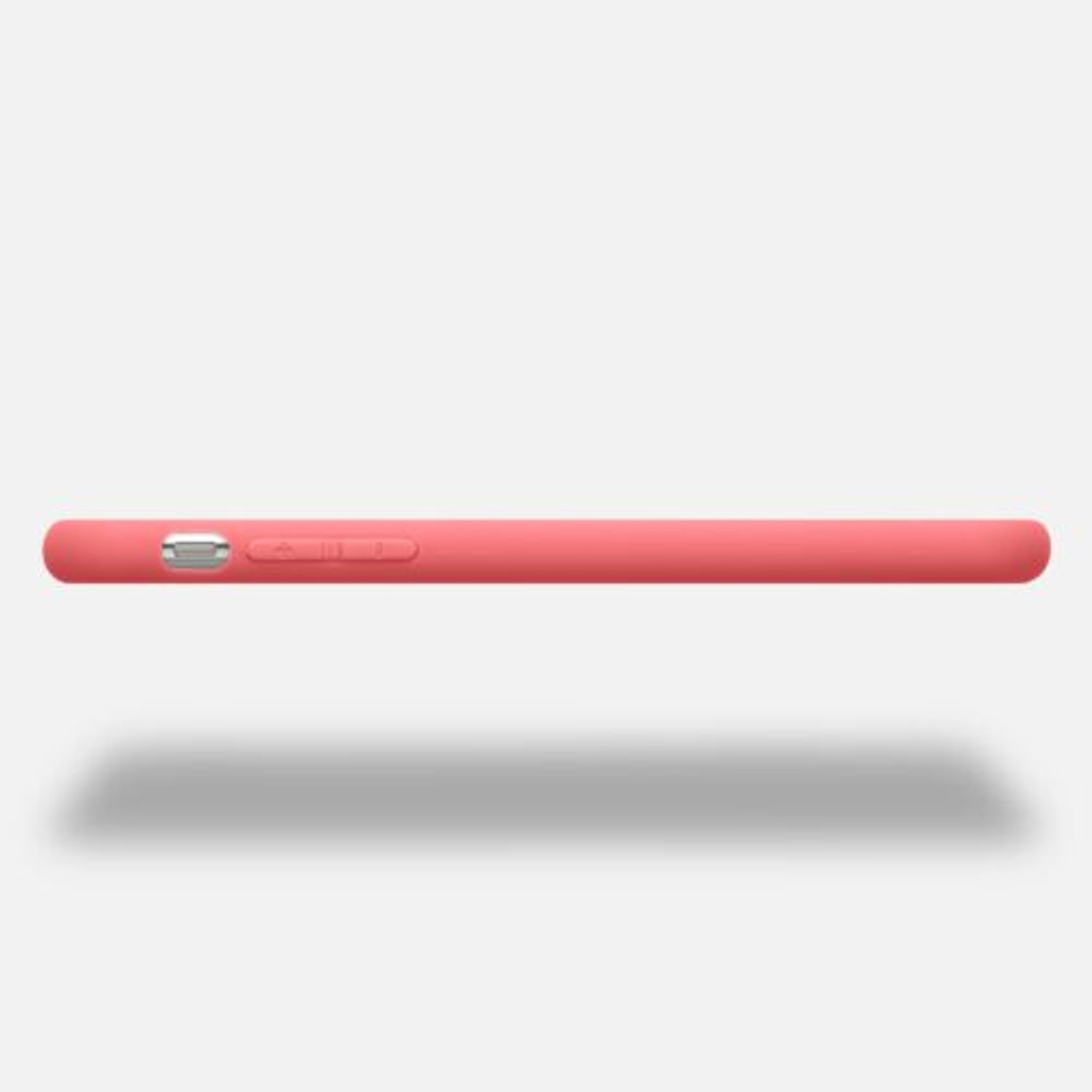 Husa pentru iPhone X/iPhone XS, Silicon, Roz, 42492.219 fotografia produsului View 5 L