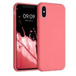 Husa pentru iPhone X/iPhone XS, Silicon, Roz, 42492.219 fotografia produsului