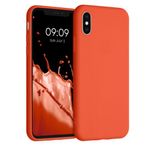 Husa pentru iPhone X/iPhone XS, Silicon, Rosu, 42492.218 fotografia produsului