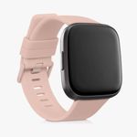 Set 2 Curele pentru Fitbit Versa 2/Versa/Versa Lite, Kwmobile, Silicon, Roz/Gri, 57118.10 fotografia produsului View 3 S