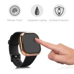 Set 2 Huse pentru Fitbit Versa 3/Sense, Kwmobile, Silicon, Gold/Transparent, 53390.03 fotografia produsului View 4 S