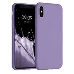 Husa pentru iPhone X/iPhone XS, Silicon, Mov, 42492.222 fotografia produsului