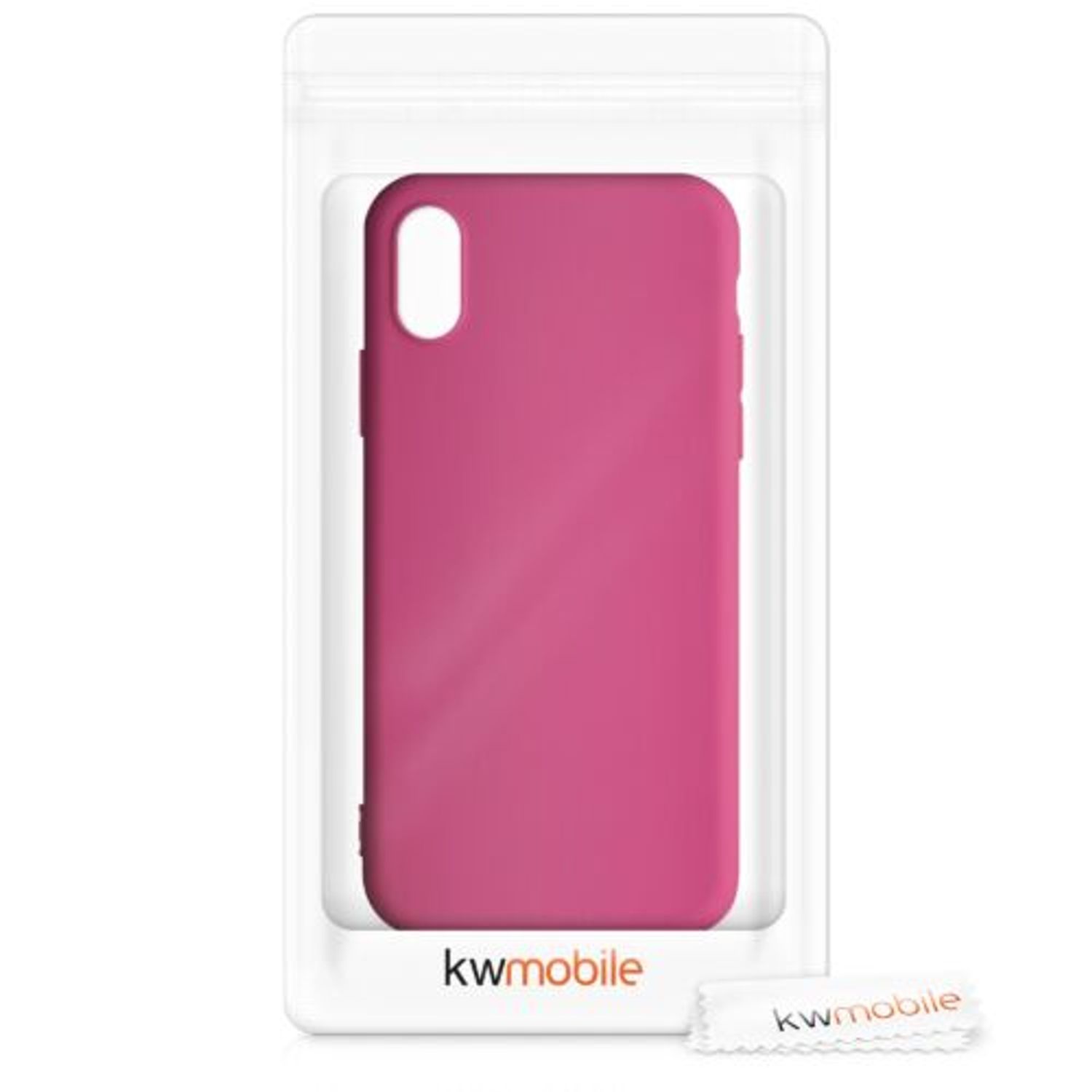 Husa pentru Apple iPhone X/iPhone XS, Silicon, Violet, 42492.213 fotografia produsului View 7 L