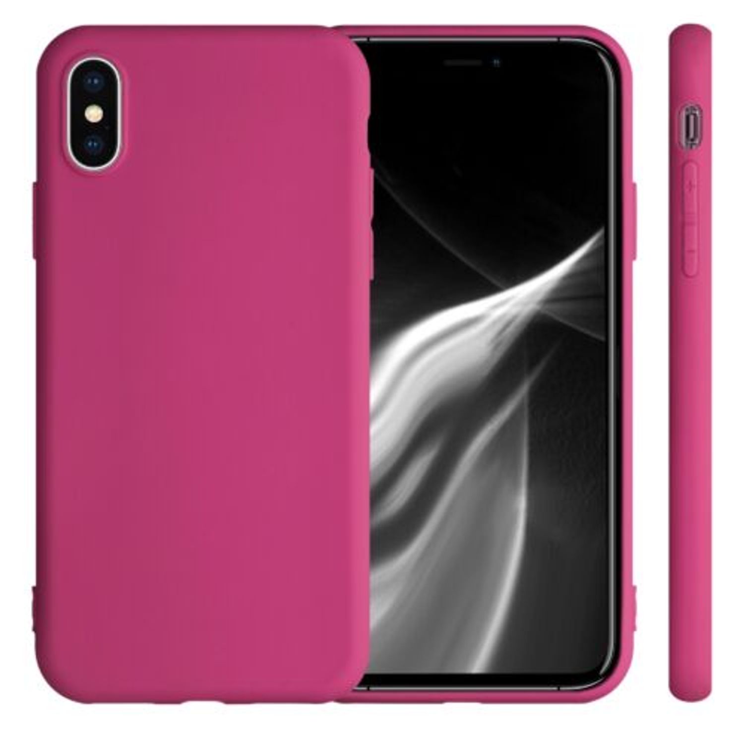 Husa pentru Apple iPhone X/iPhone XS, Silicon, Violet, 42492.213 fotografia produsului View 2 L