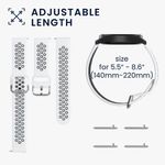 Set 2 curele pentru Fitbit Versa/Versa Lite/Versa 2, Kwmobile, Multicolor, Silicon, 57119.03 fotografia produsului View 7 S
