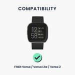 Set 2 curele pentru Fitbit Versa/Versa Lite/Versa 2, Kwmobile, Multicolor, Silicon, 57119.03 fotografia produsului View 6 S