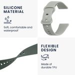 Set 2 curele pentru Fitbit Versa 3/Sense, Kwmobile, Gri/Verde, Silicon, 57780.02 fotografia produsului View 4 S