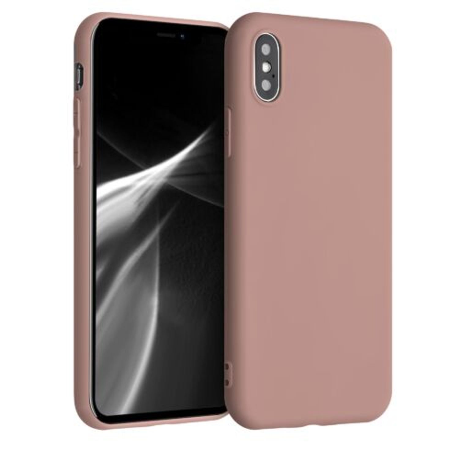 Husa pentru Apple iPhone X/iPhone XS, Silicon, Roz, 42492.193 fotografia produsului