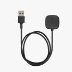 Cablu de incarcare USB pentru Fitbit Versa 3/Sense, Kwmobile, Negru, Plastic, 57781.01 fotografia produsului View 9 S