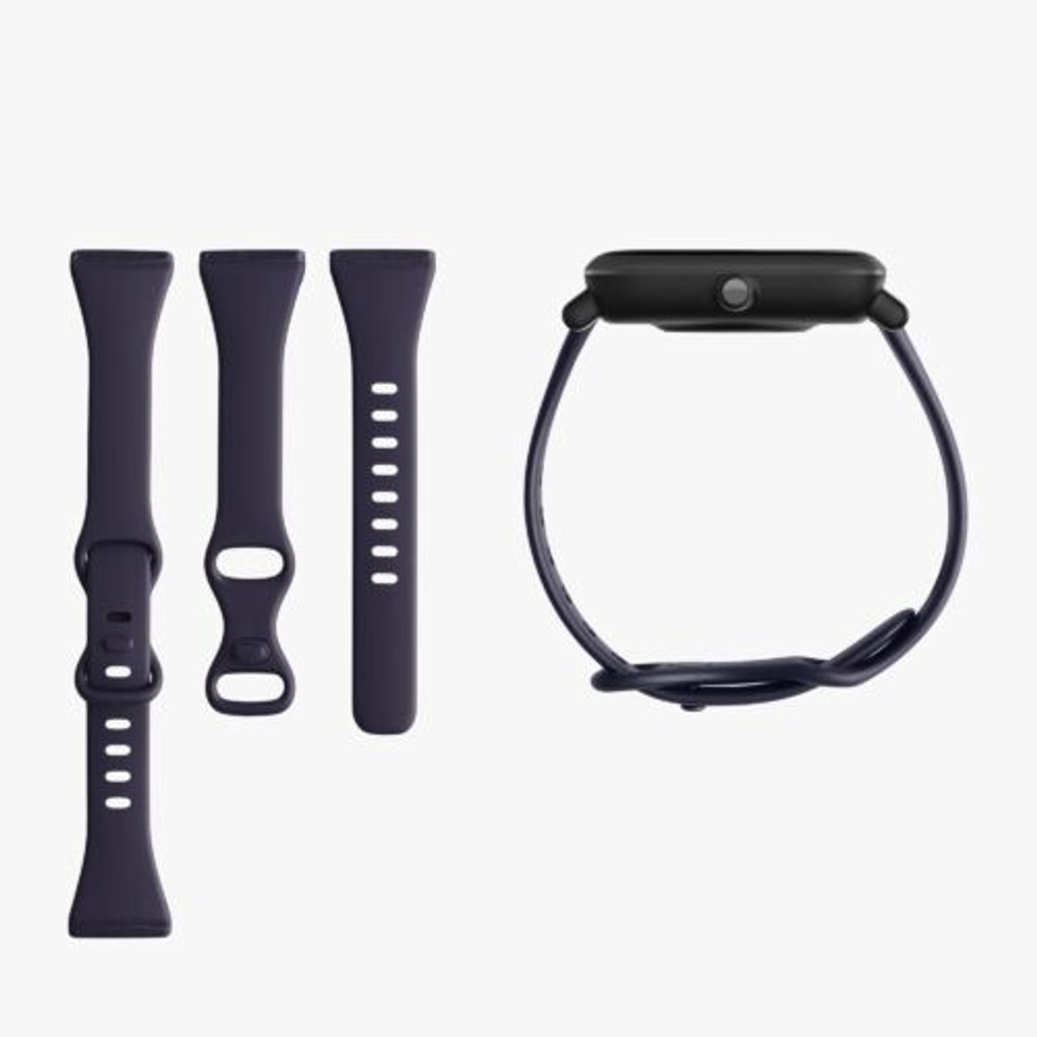 Set 2 curele pentru Fitbit Versa 4/Sense 2, Kwmobile, Albastru/Mov, Silicon, 58873.02 fotografia produsului View 11 L