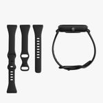 Set 2 curele pentru Fitbit Versa 4/Sense 2, Kwmobile, Negru/Albastru, Silicon, 58873.01 fotografia produsului View 11 S