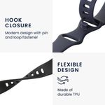 Set 2 curele pentru Fitbit Versa 4/Sense 2, Kwmobile, Negru/Albastru, Silicon, 58873.01 fotografia produsului View 4 S
