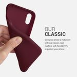 Husa pentru Apple iPhone X/iPhone XS, Silicon, Rosu, 42492.190 fotografia produsului View 4 S