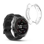 Set 2 huse pentru Garmin Fenix 7X, Kwmobile, Transparent, Silicon, 58353.01 fotografia produsului View 2 S