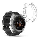 Set 2 huse pentru Garmin Epix 2, Kwmobile, Transparent, Silicon, 58347.01 fotografia produsului View 2 S