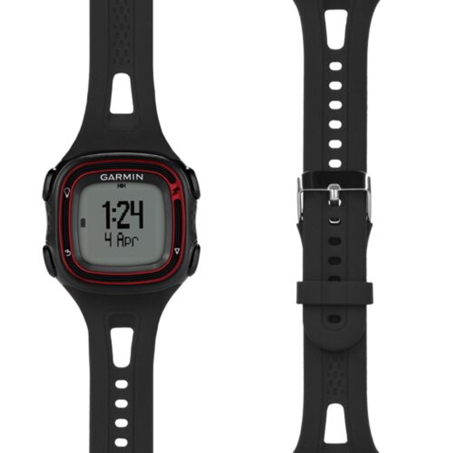 Curea pentru Garmin Forerunner 10/Forerunner 15, Kwmobile, Negru, Silicon, 42264.01 fotografia produsului View 2 L
