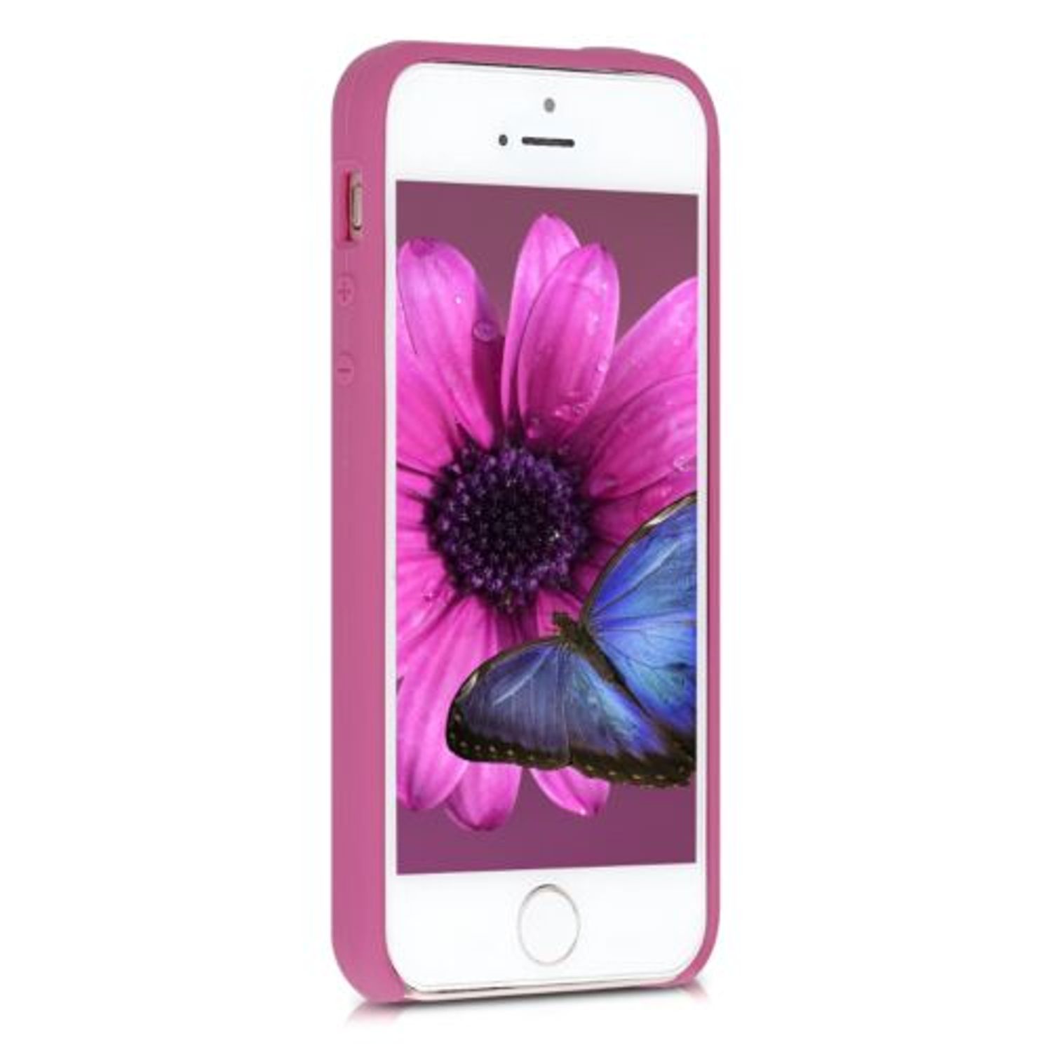 Husa pentru Apple iPhone 5/iPhone 5s/iPhone SE, Silicon, Roz, 42766.163 fotografia produsului View 3 L