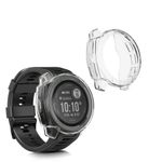 Set 2 huse pentru Garmin Instinct 2, Kwmobile, Transparent, Silicon, 58348.01 fotografia produsului View 2 S